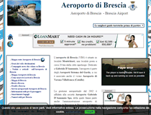 Tablet Screenshot of aeroportodibrescia.com